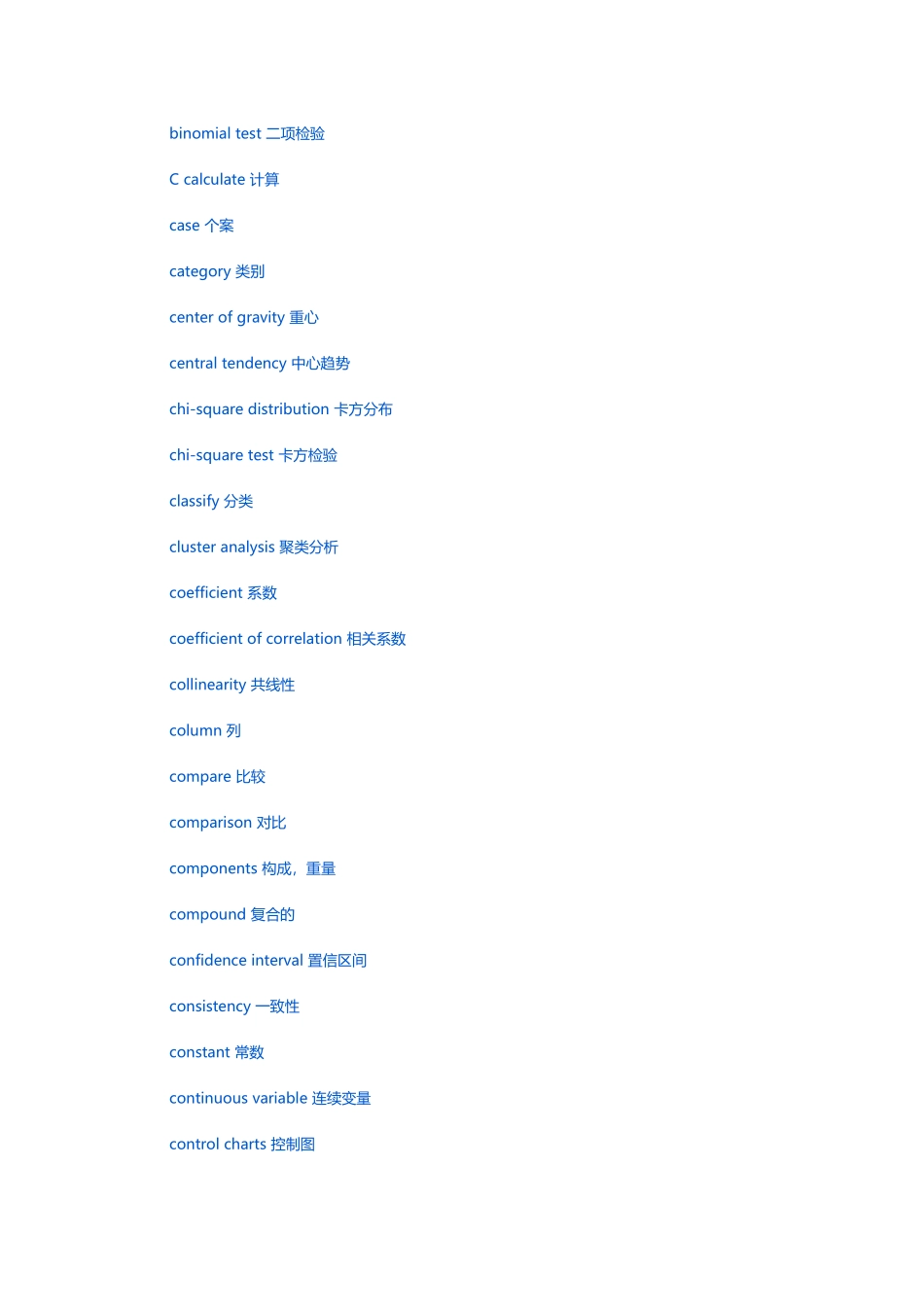 应用数学专业英语词汇英汉对照表_第3页