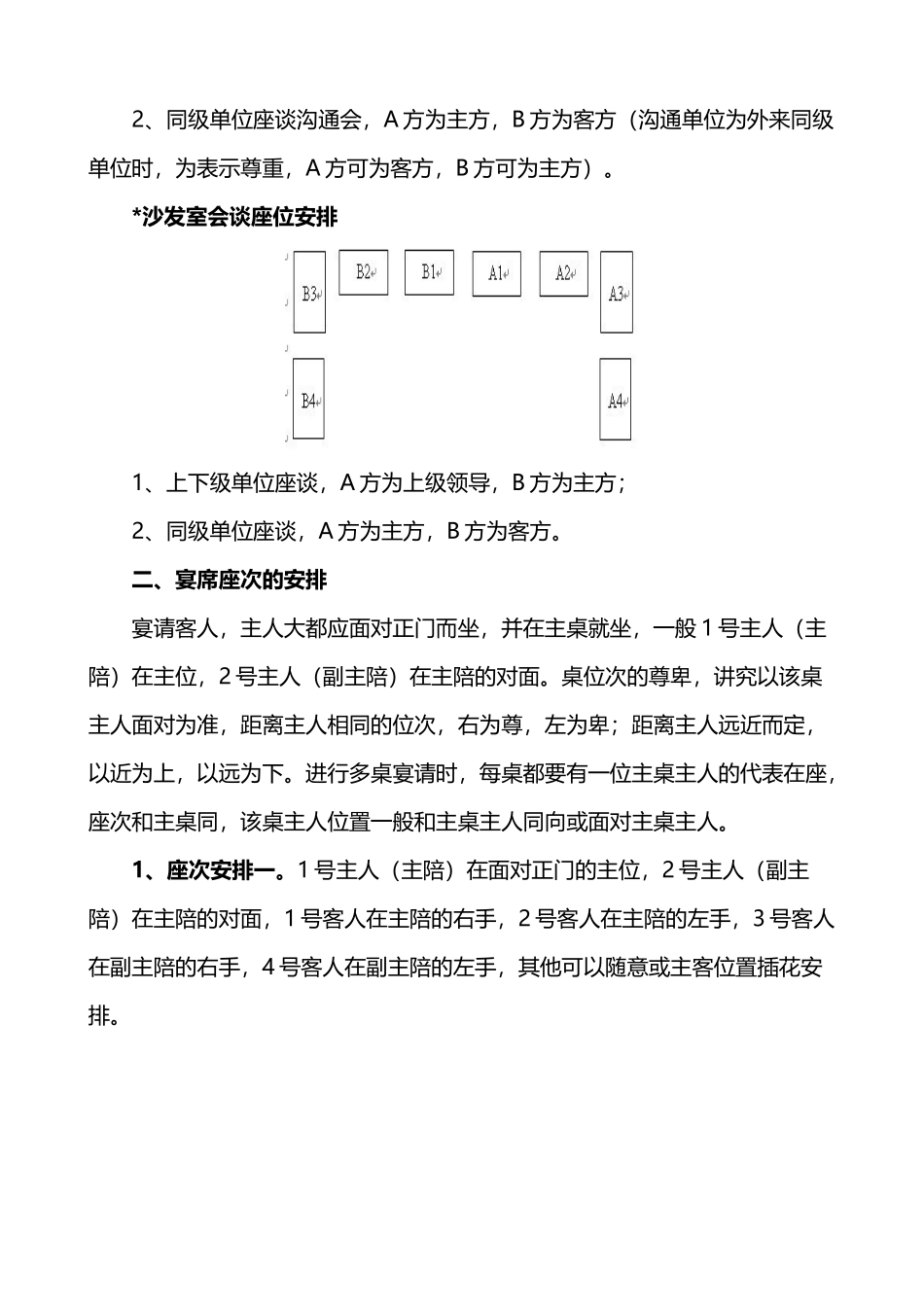 座次排列一般要求_第3页