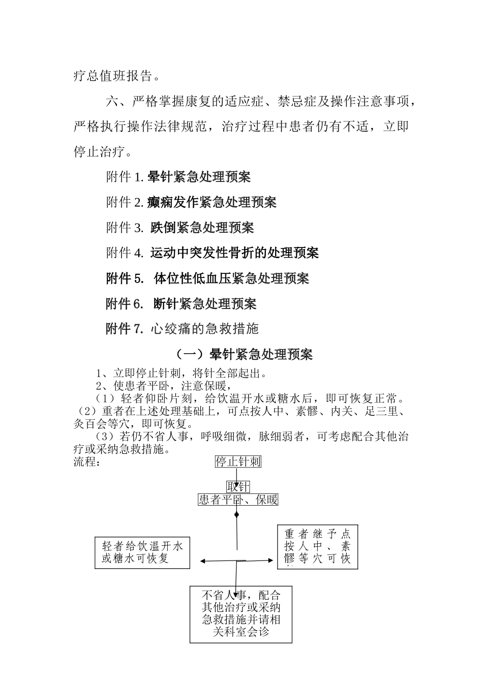 康复意外紧急处置预案与流程_第2页