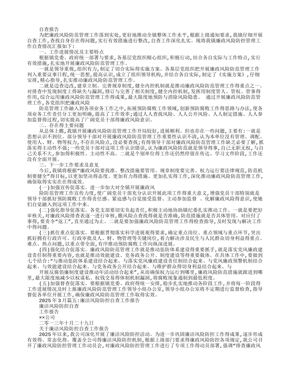 廉政风险自查报告_第3页