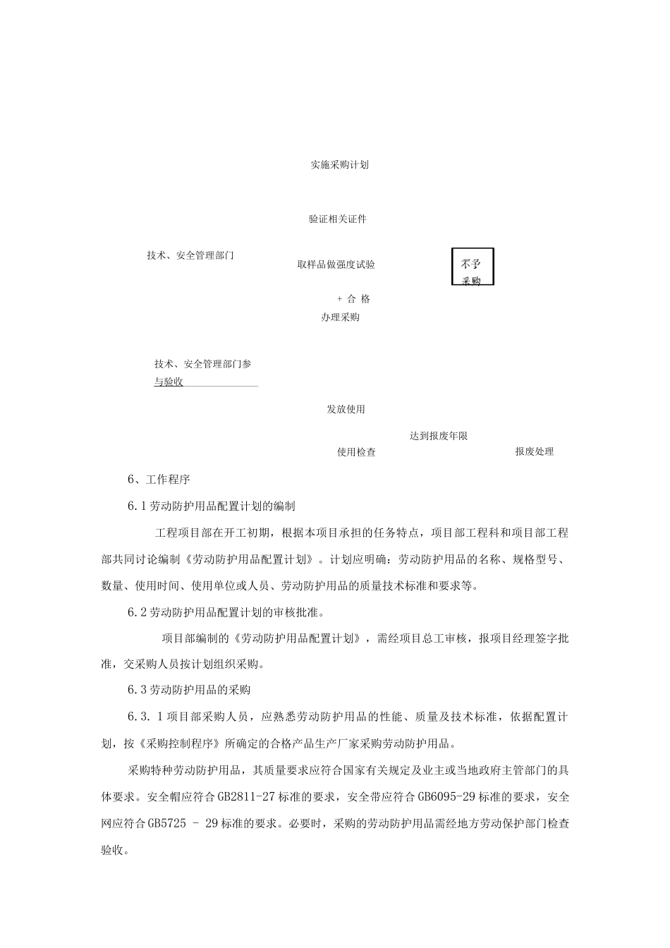 建筑公司劳动防护用品管理制度及管理台账_第2页