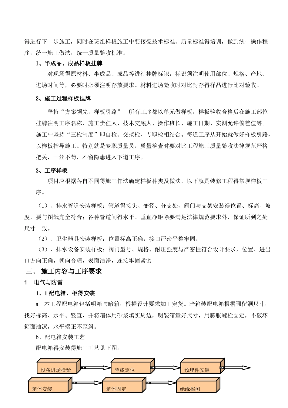 建筑安装工程样板引路专项施工方案_第2页