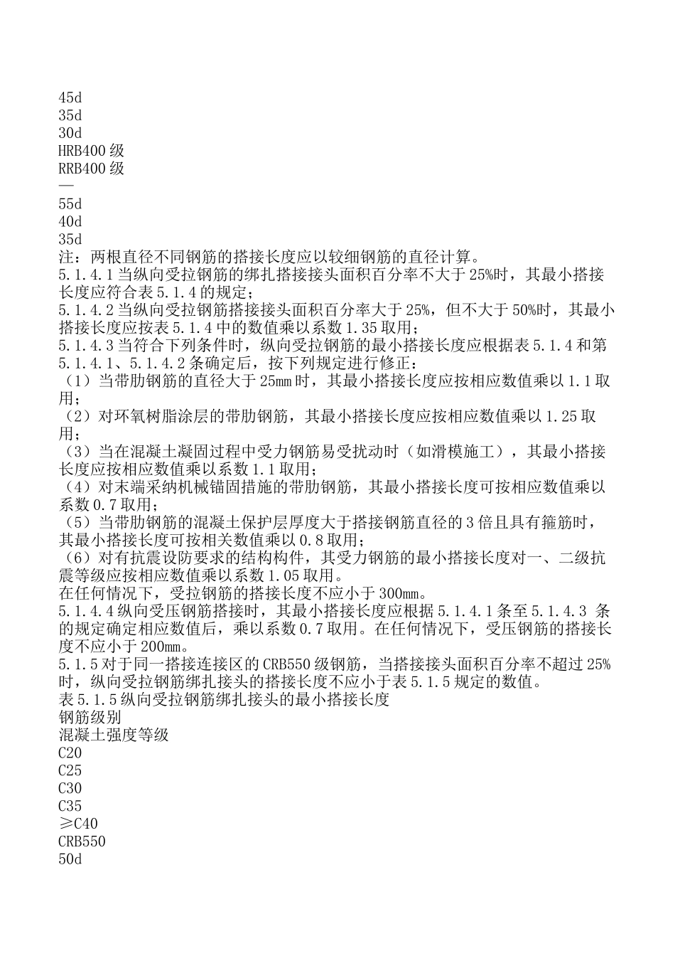 建筑工程中钢筋搭接要求_第2页