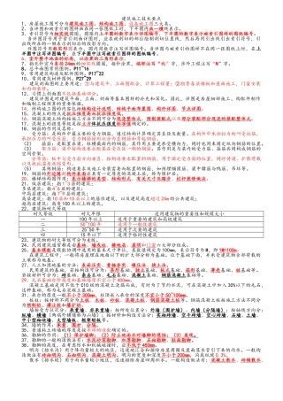 建筑工程技术培训资料全解