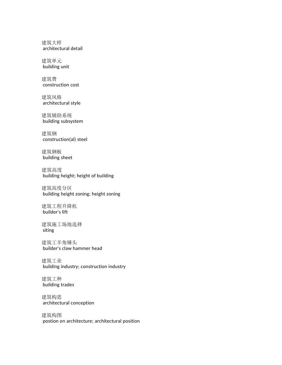 建筑术语中英文对照_第2页