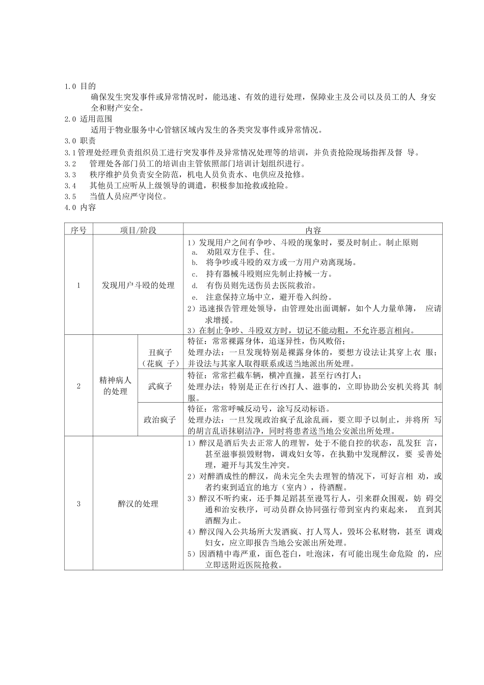 异常情况处理规程_第1页