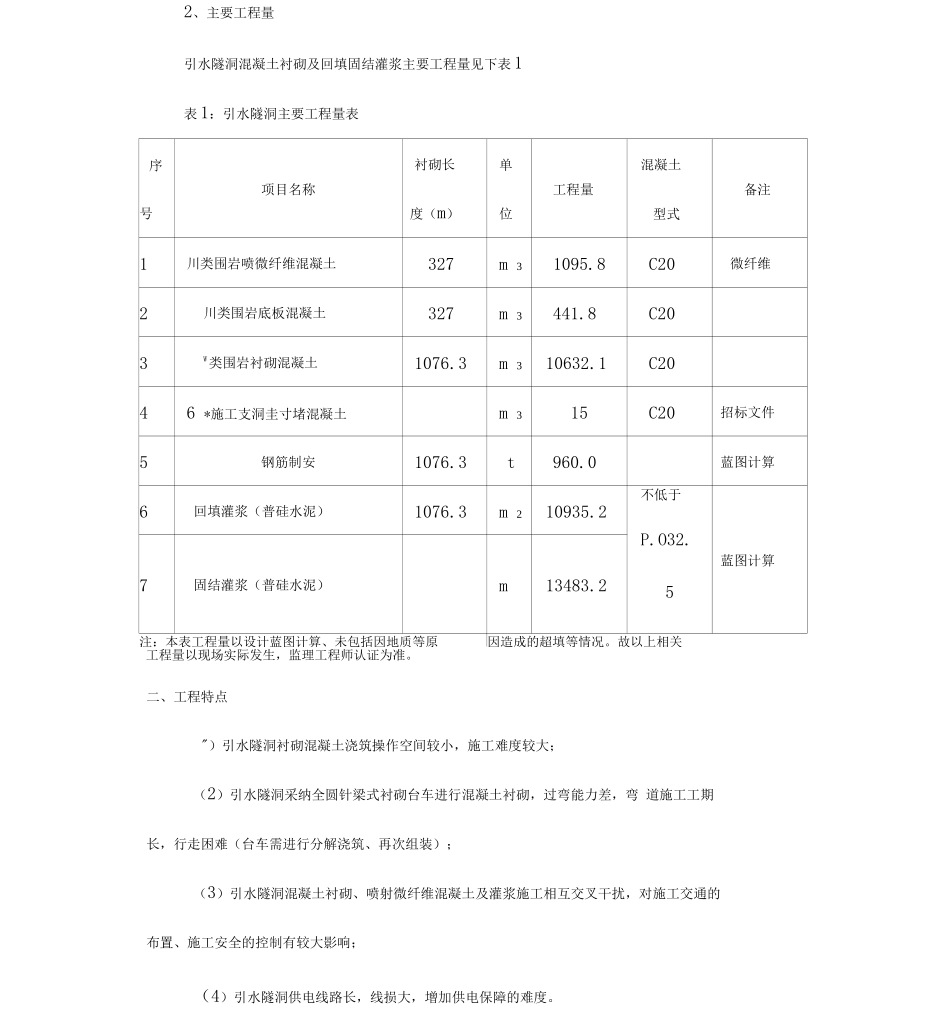 引水隧洞混凝土衬砌施工措施_第2页