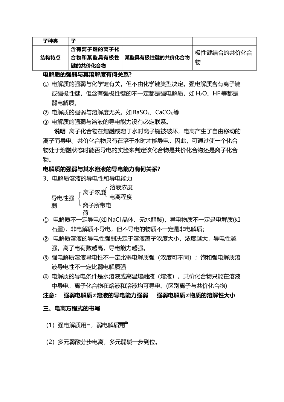弱电解质的电离知识点_第3页