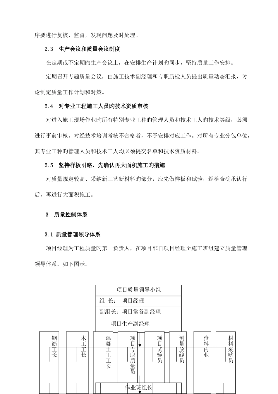 房建施工质量保证措施比较完整的一套_第3页