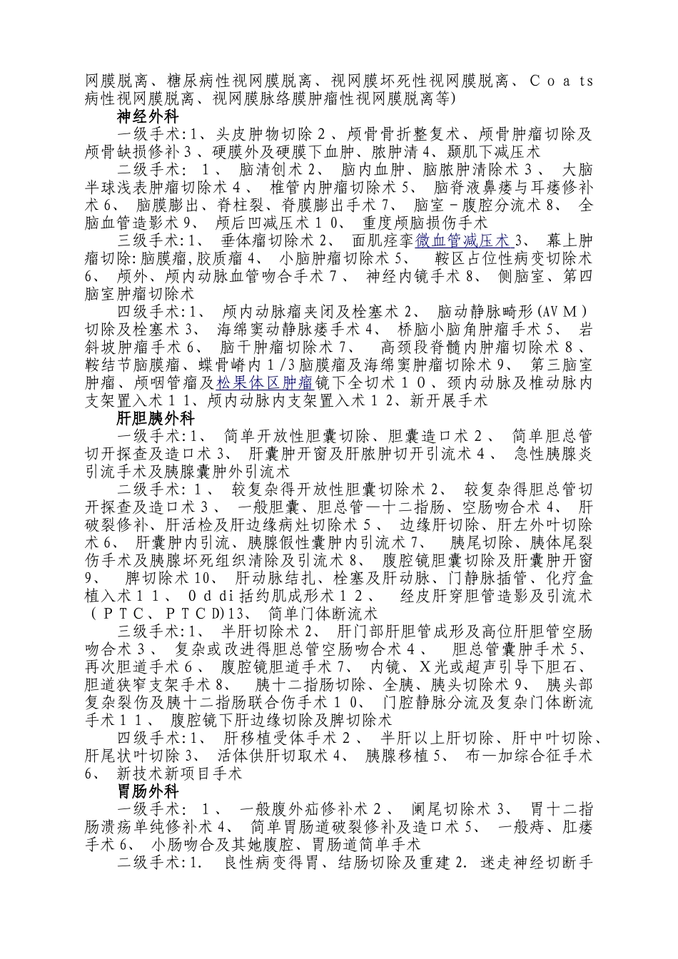 手术等级及具体类型_第3页