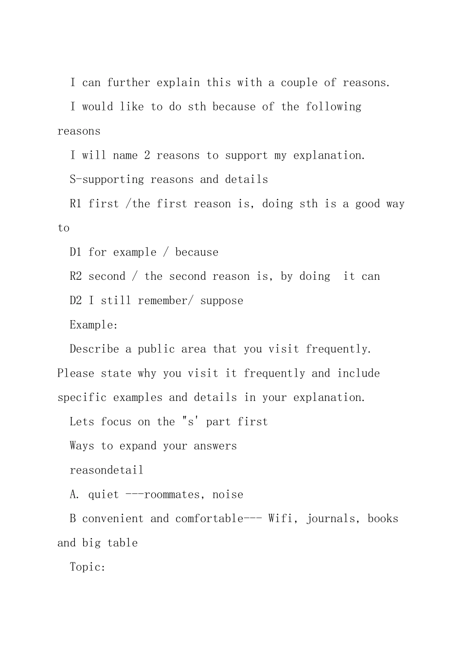 托福口语第一二题模版_第2页