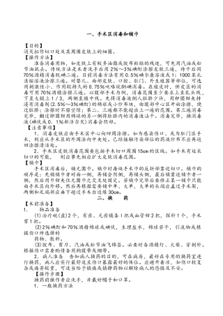 执业医师25项基本操作