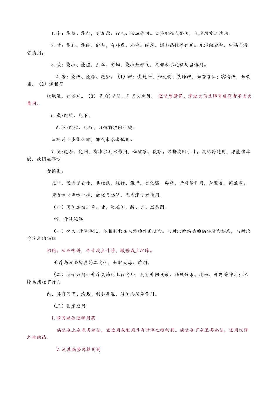 执业药师中药专业知识一精华总结版_第2页