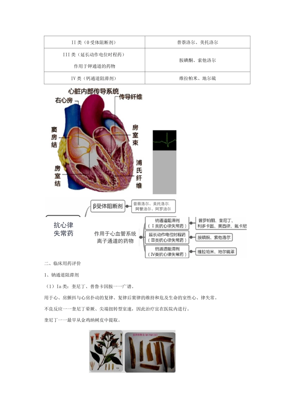 执业药师考试药学专业知识考试复习资料-抗心律失常药_第2页