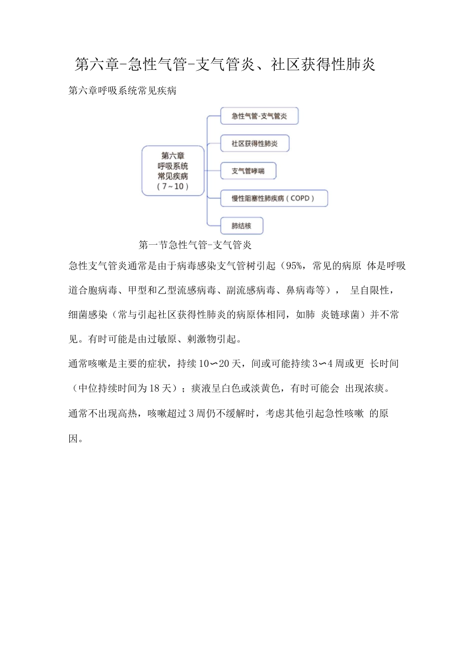 执业药师资格考试-药学综合知识与技能第六第七章考试重点_第1页
