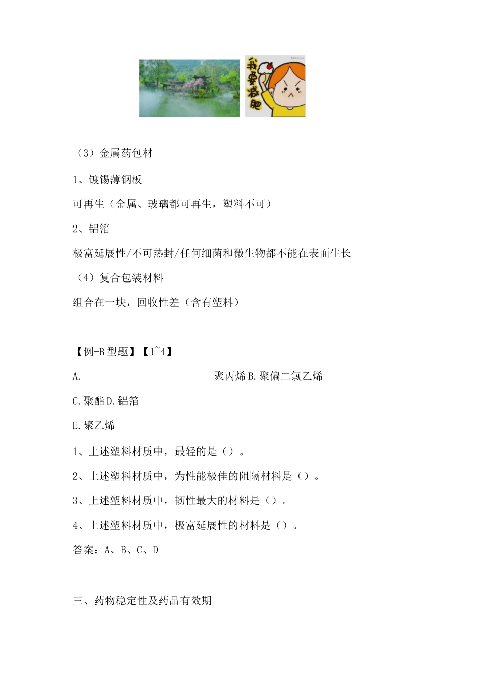 执业药师资格考试药学专业知识考试重点-药物与药物制剂_第2页