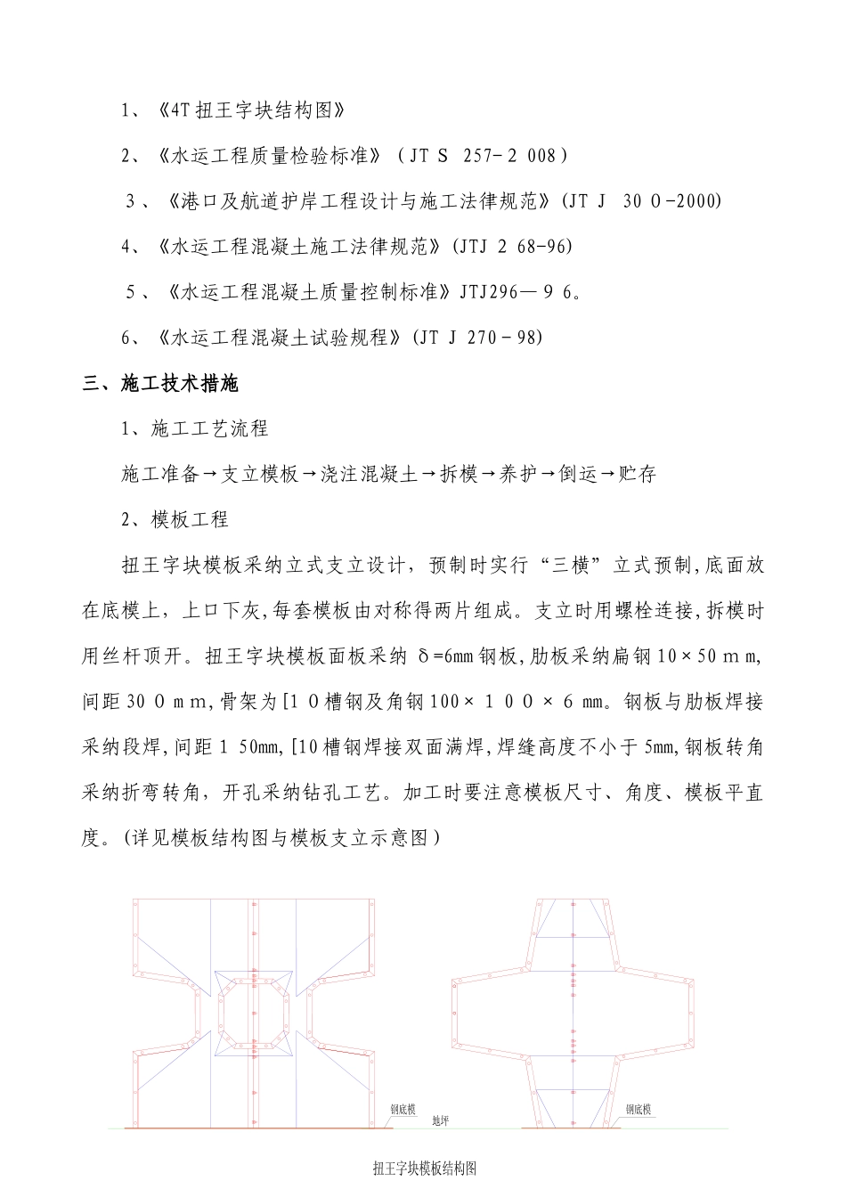 扭王字块预制专项施工方案_第2页