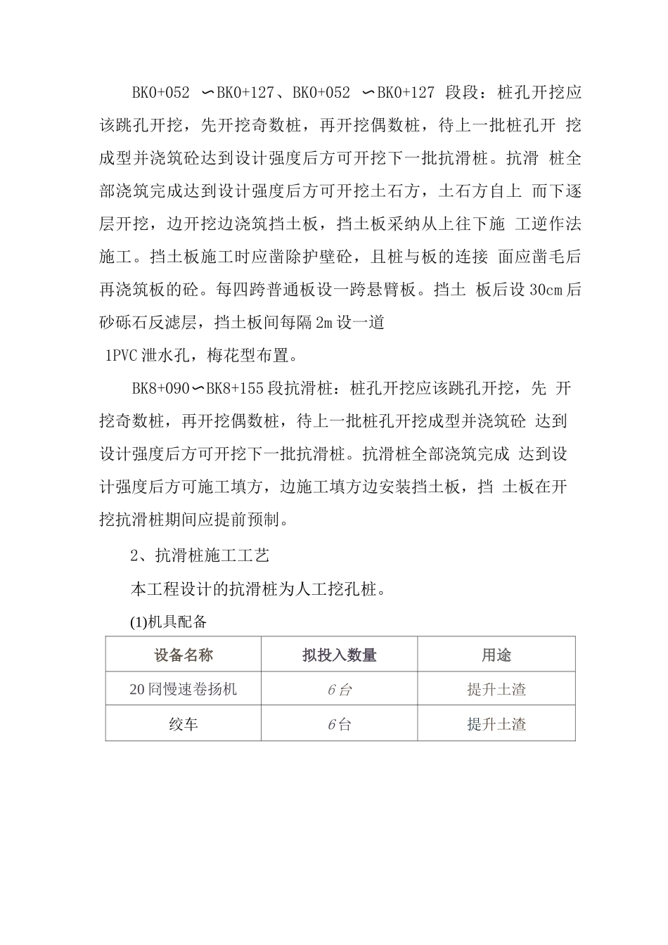 抗滑桩专项施工技术方案_第3页