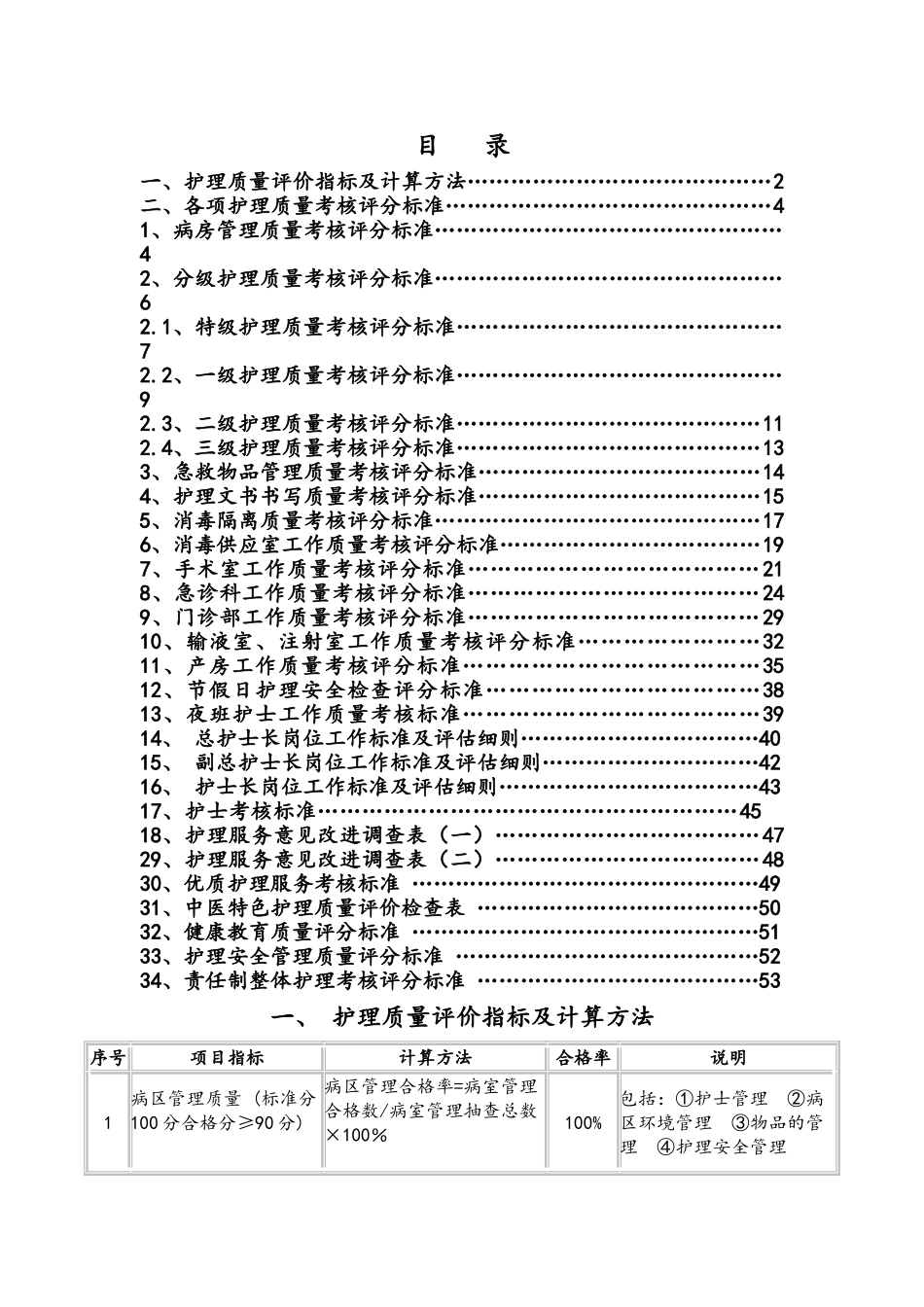 护理质控评分标准_第1页