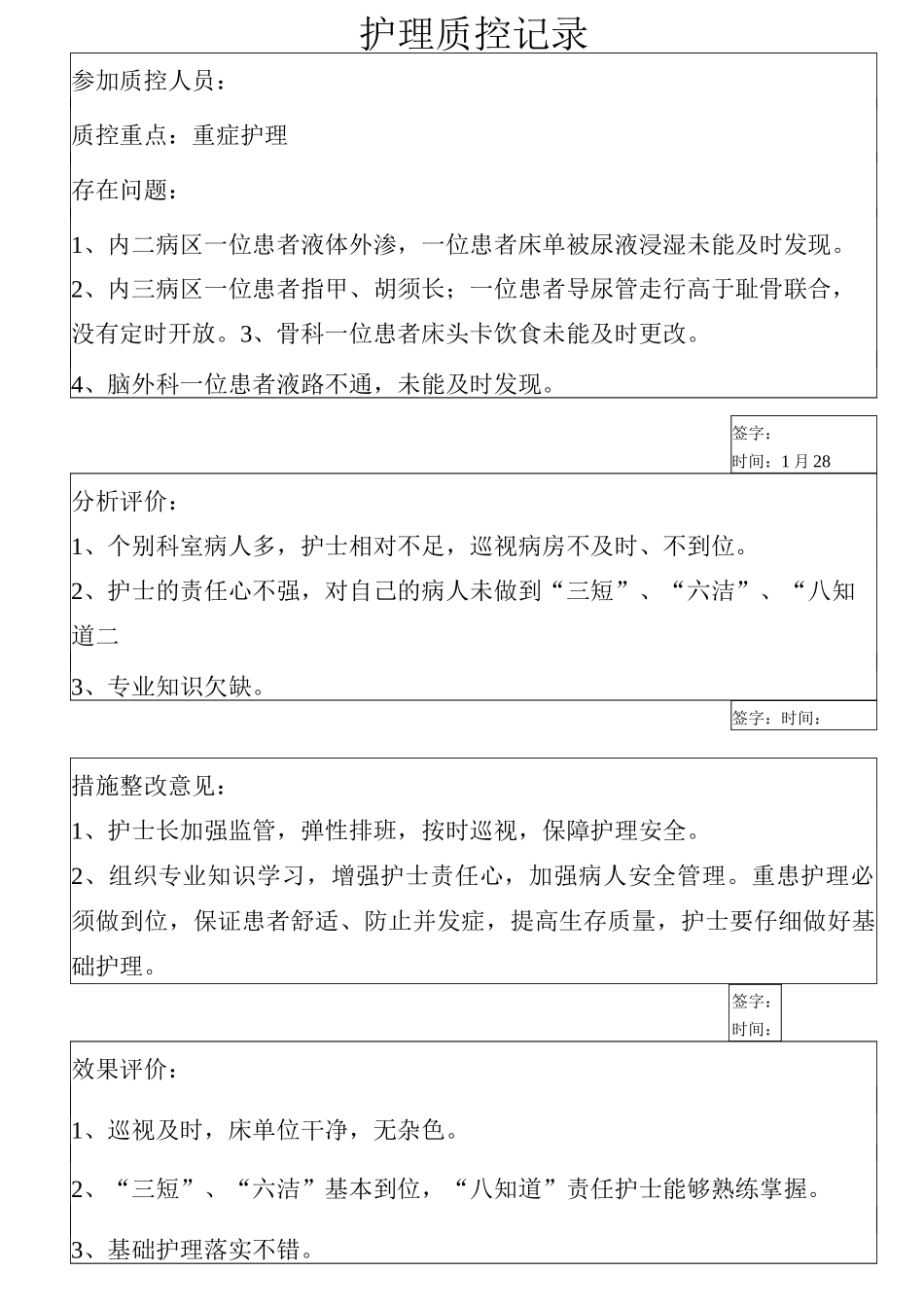 护理部质控本_第2页