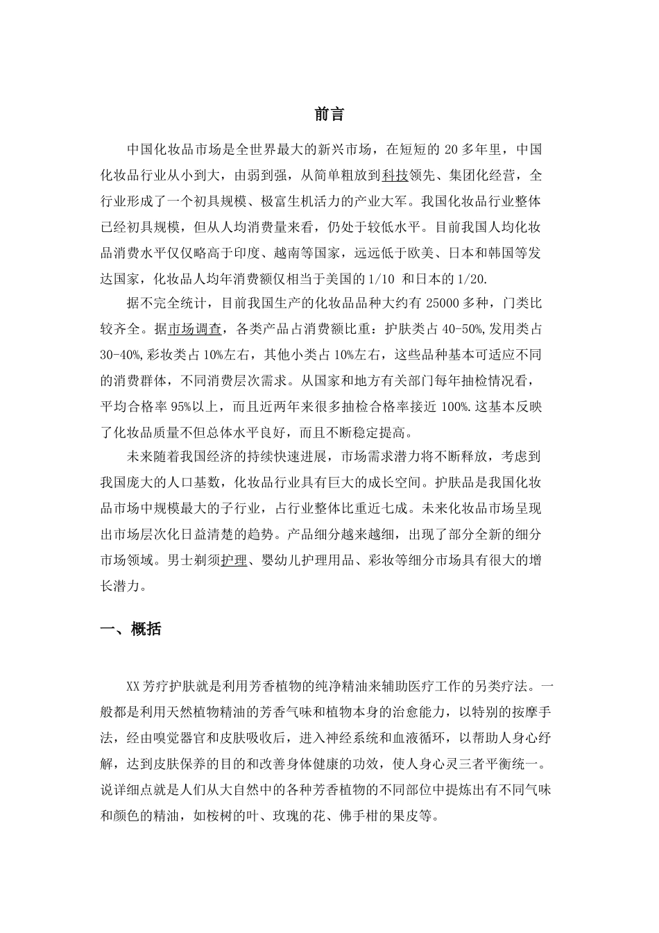 护肤品品牌营销策划案_第3页