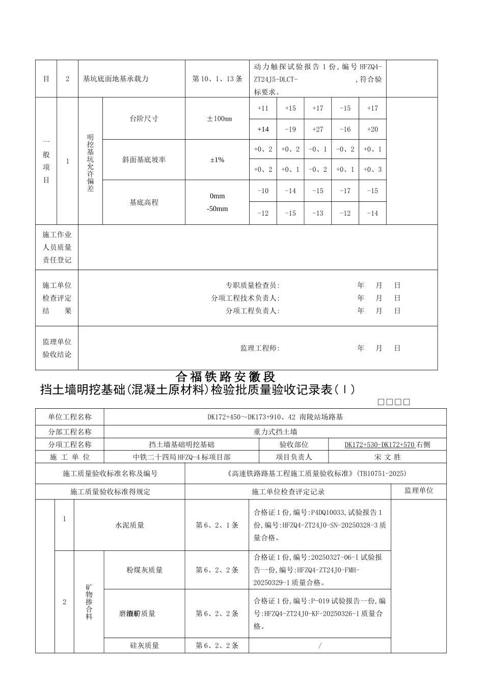 挡土墙检验批_第2页