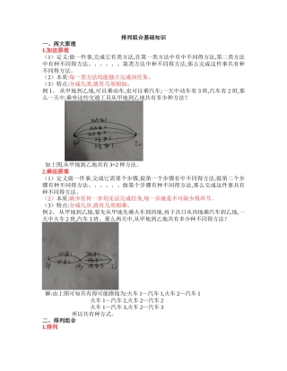 排列组合基础知识