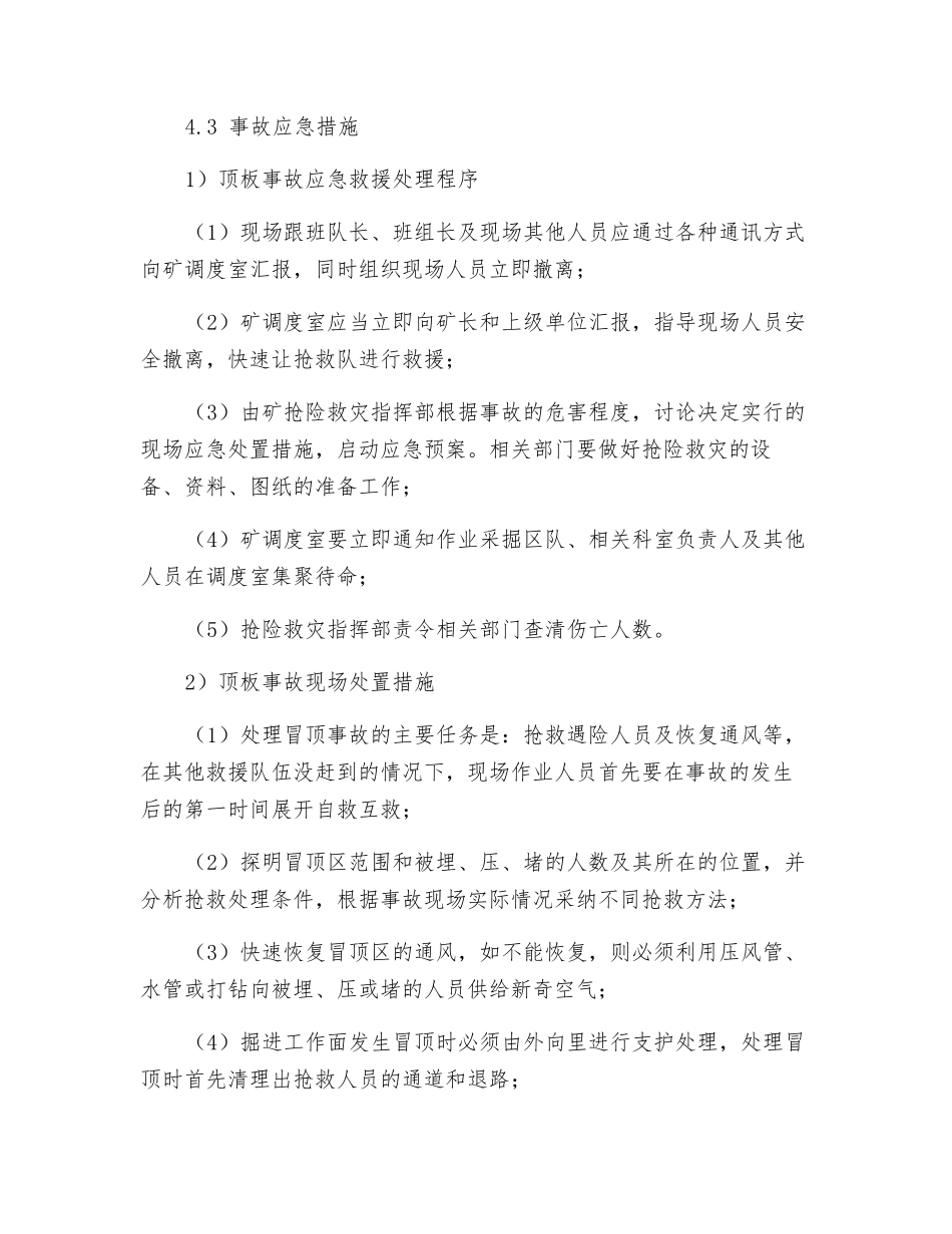 掘进工作面顶板重大风险管控方案_第3页