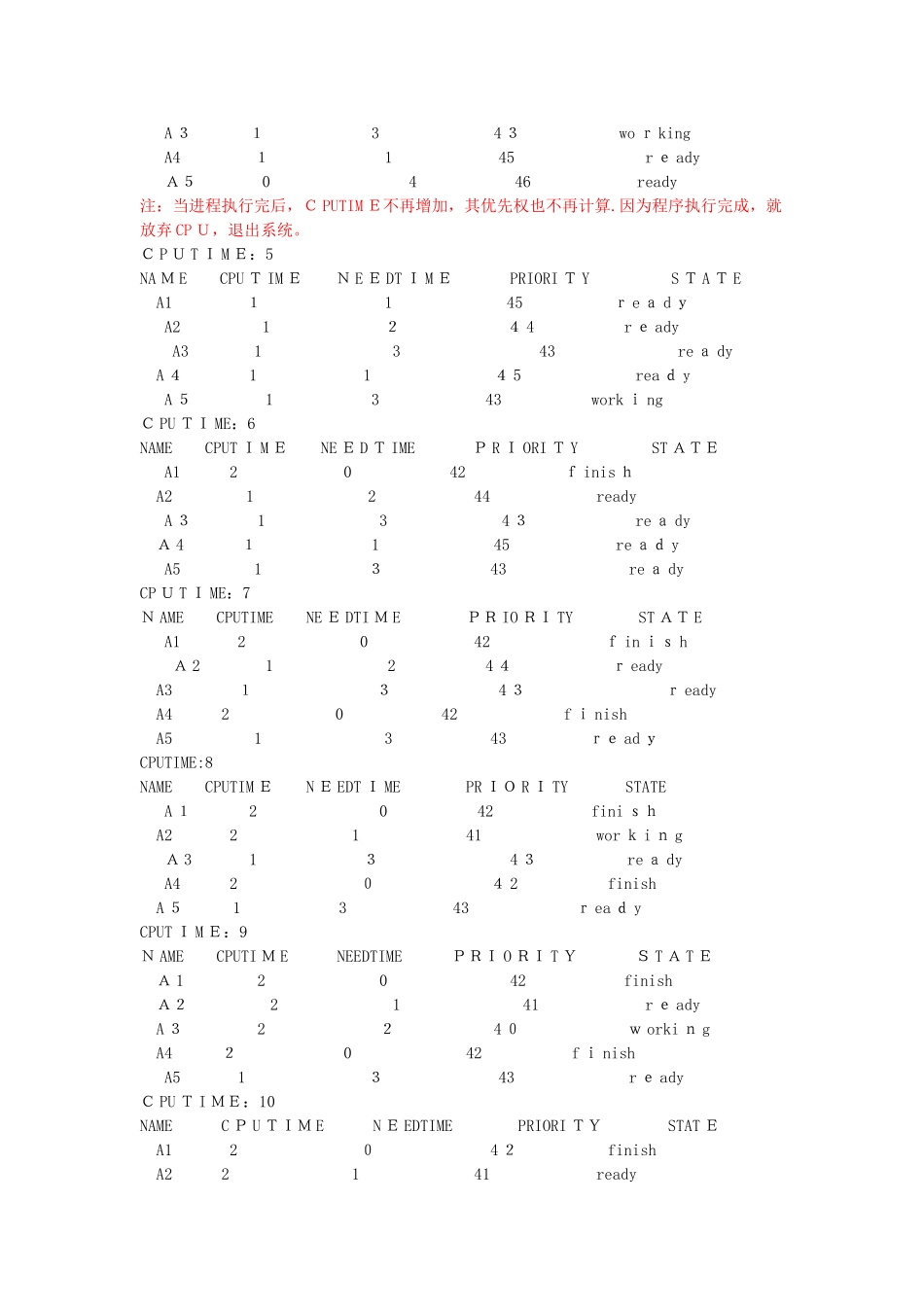 操作系统实验一要求_第3页