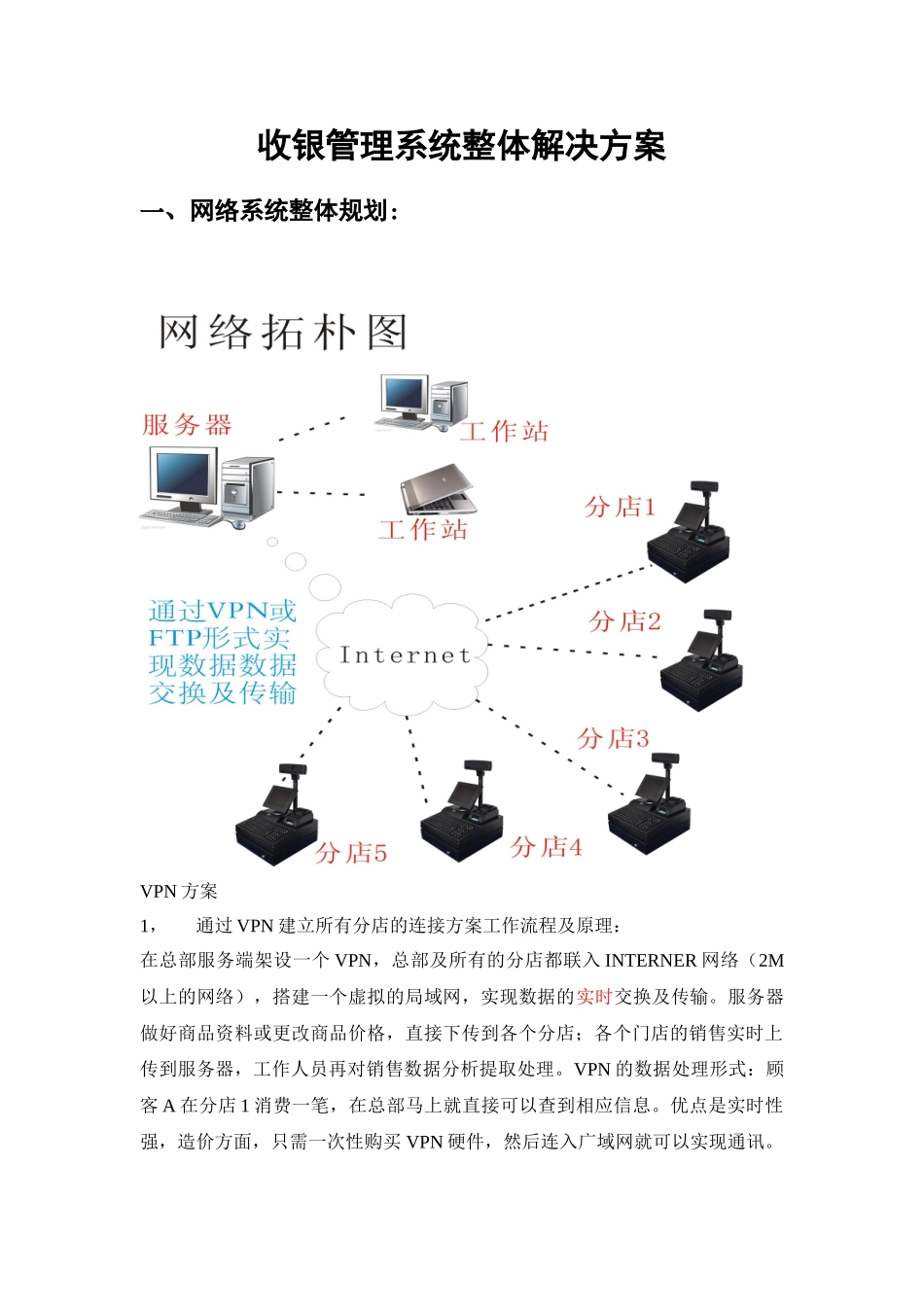 收银连锁管理软件方案_第1页