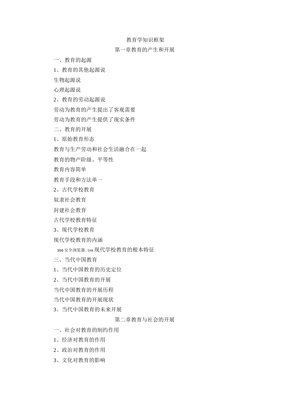 教育学知识框架_第1页