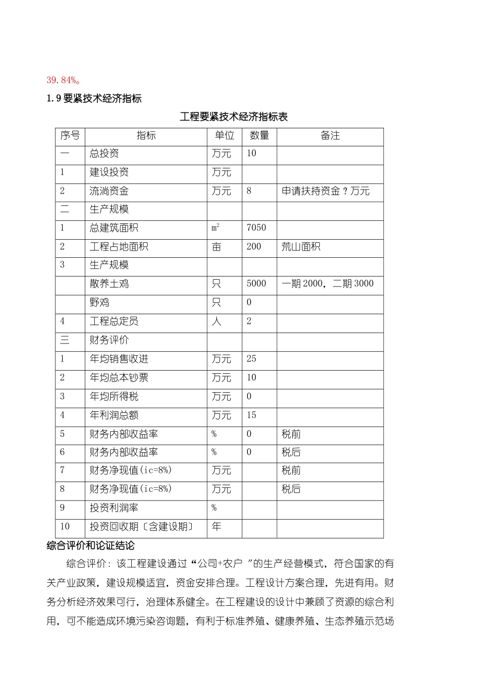 散养土鸡生态养殖项目可行性研究报告_第3页