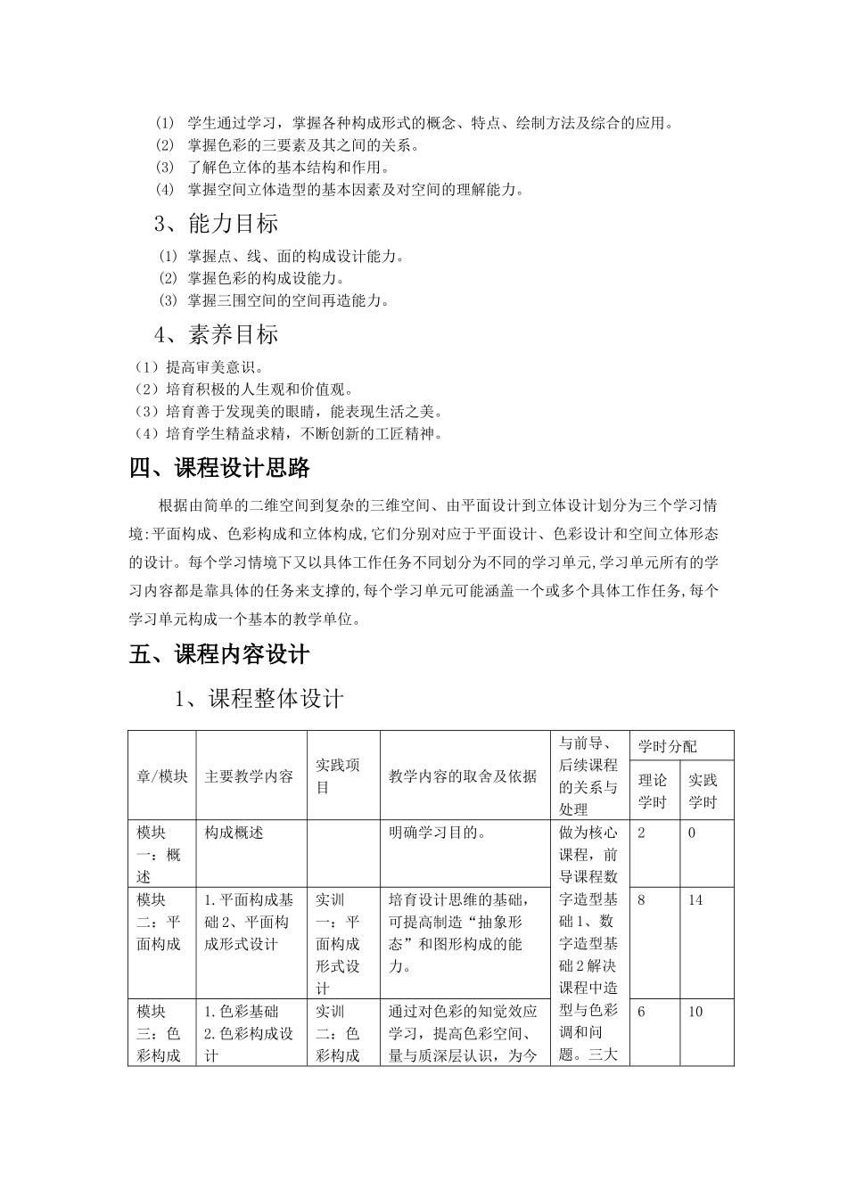 数字构成设计课程标准精选全文_第2页