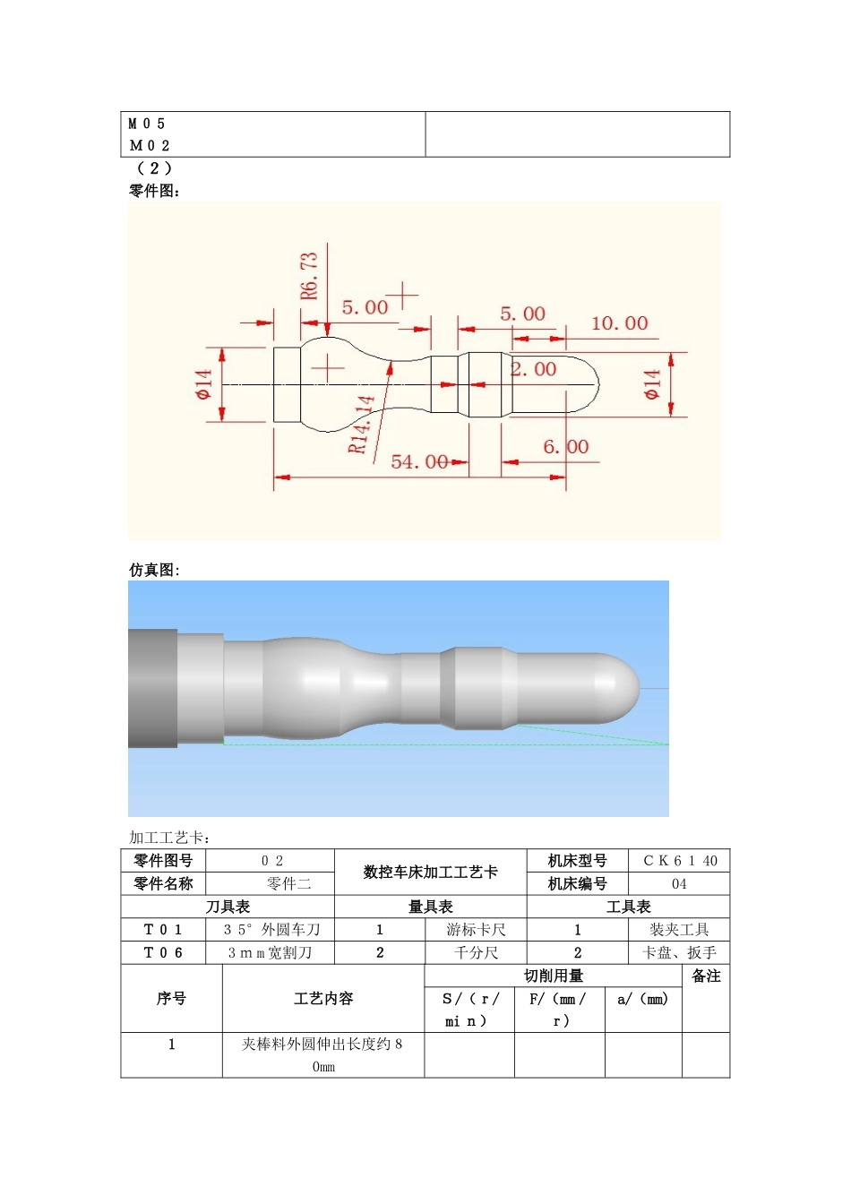 数控车床实习报告_第3页
