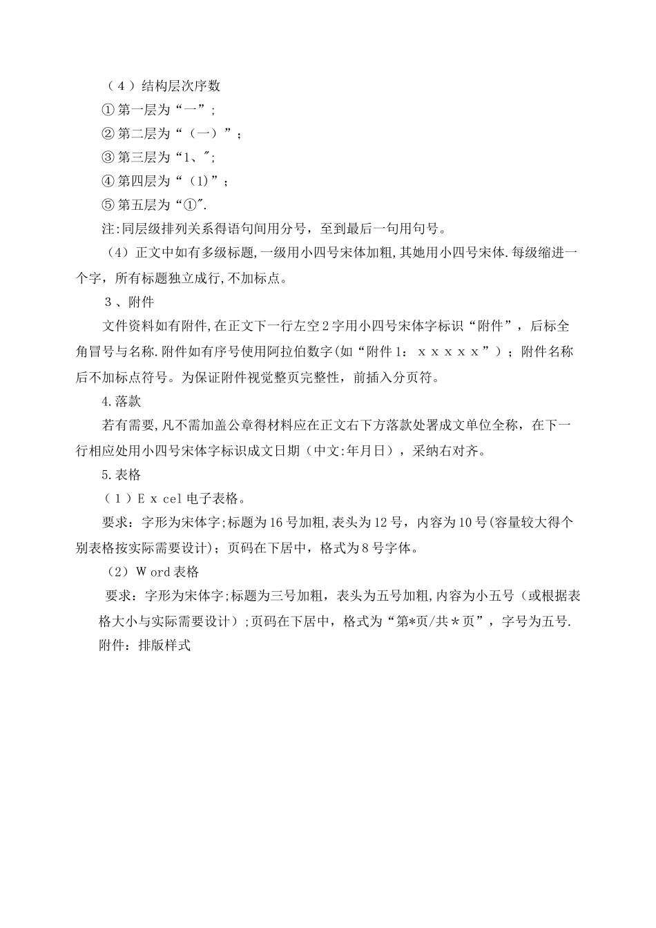 文件排版格式规定_第2页