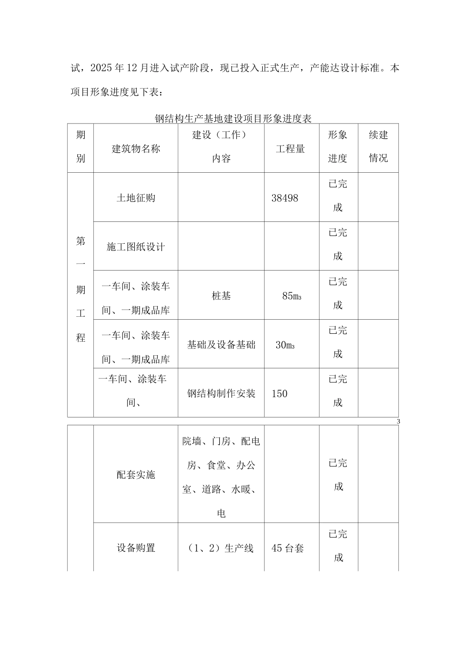 新兴产业投资项目实施情况总结报告_第3页