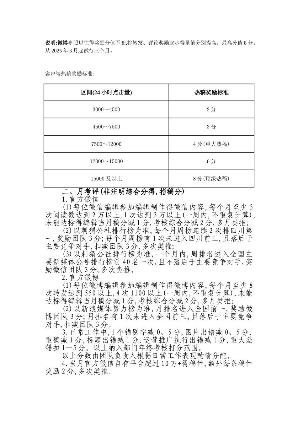 新媒体公司考核KPI_第2页