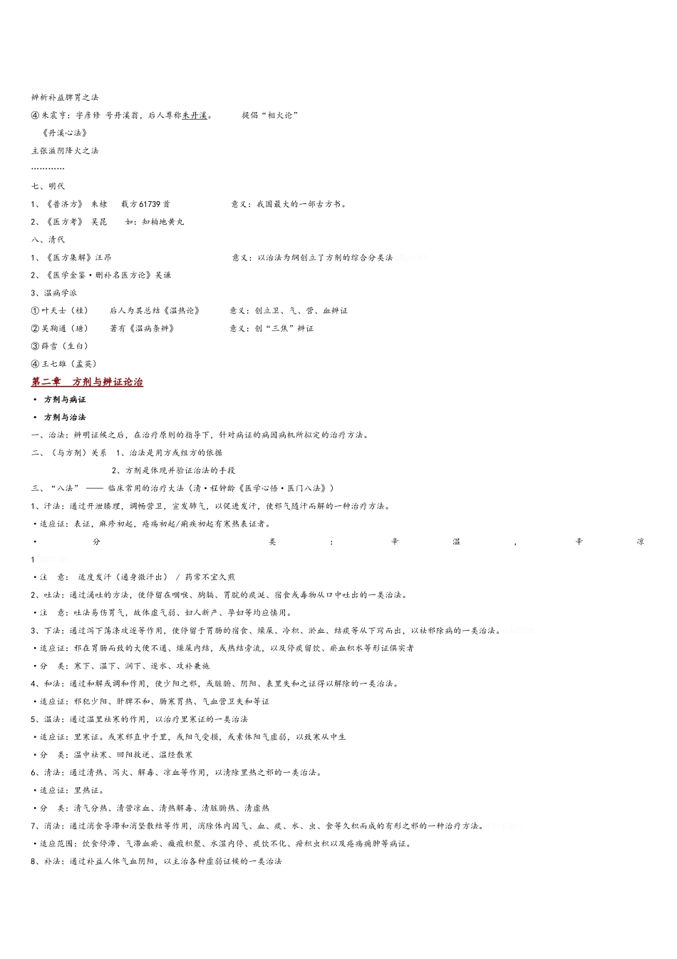 方剂学笔记_重点_第2页
