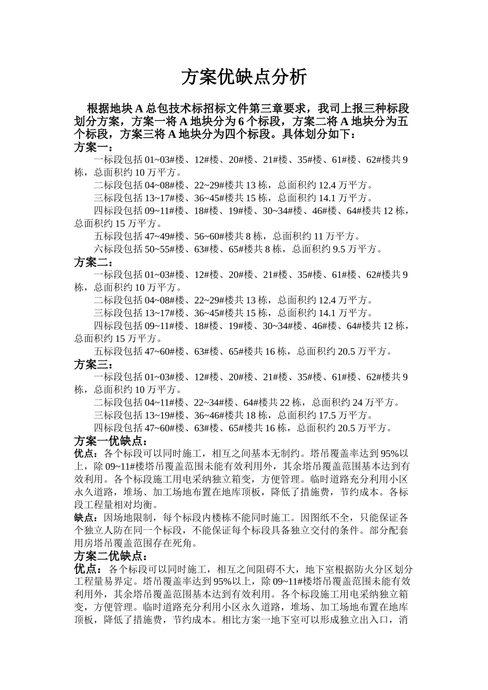 方案优缺点分析_第1页