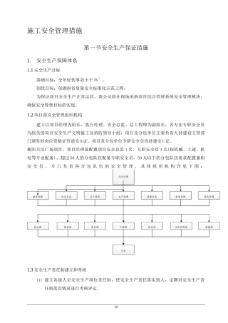 施工安全管理措施