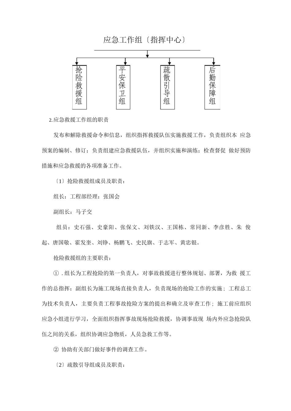 施工应急救援预案_第2页