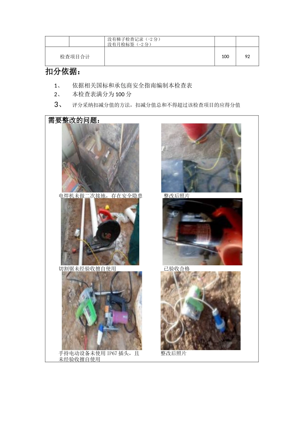 施工机具工具专项检查表_第2页