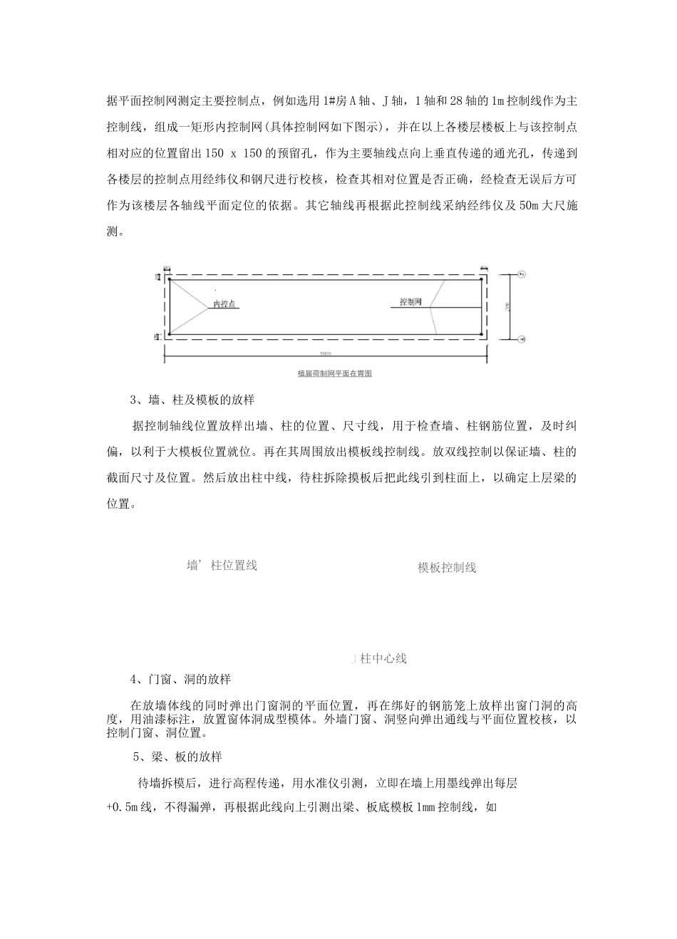 施工测量控制方案_第2页