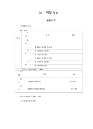 施工测量方案7