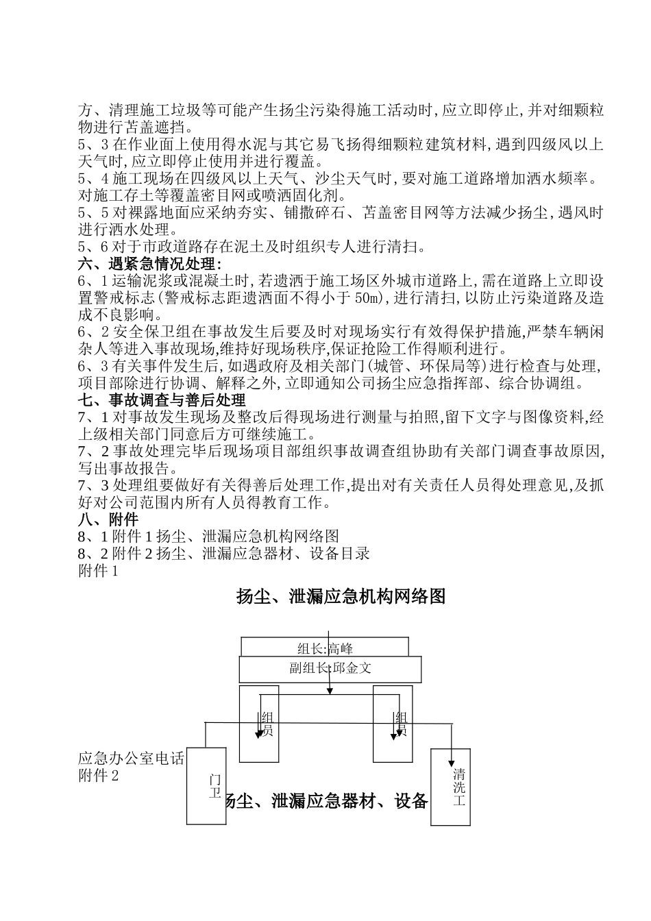 施工现场扬尘应急预案_第3页