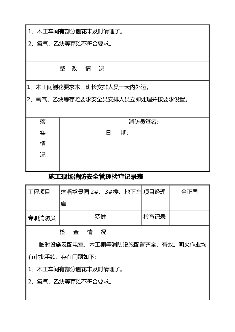 施工现场消防安全管理检查记录_第3页