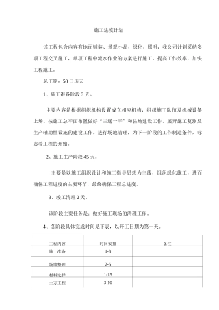 施工进度计划2