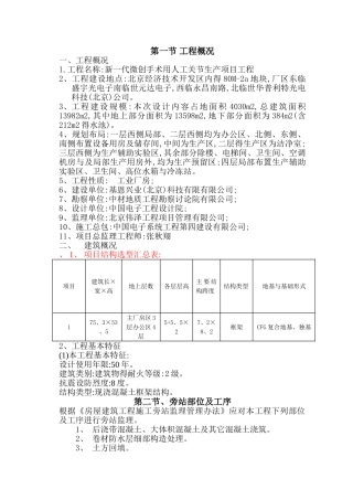 旁站监理细则新版