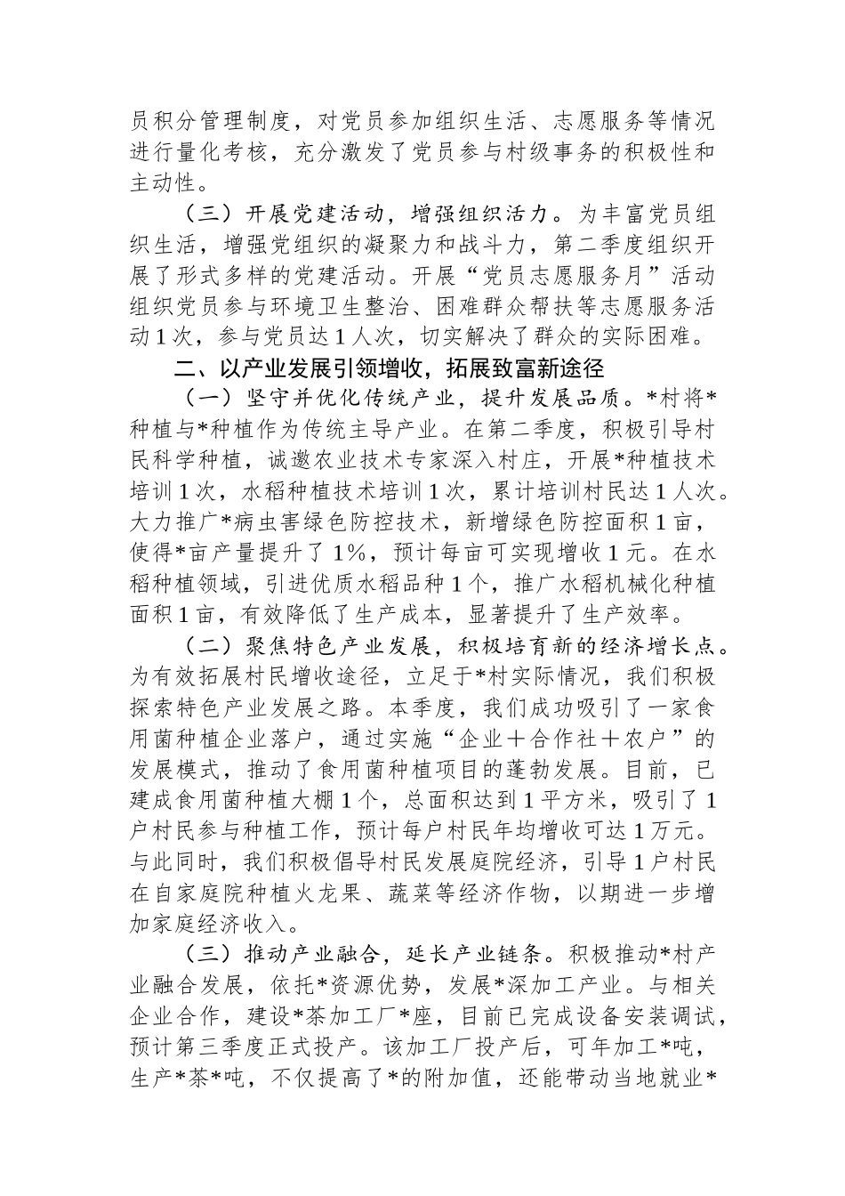 驻村干部2025年第二季度工作总结_第2页