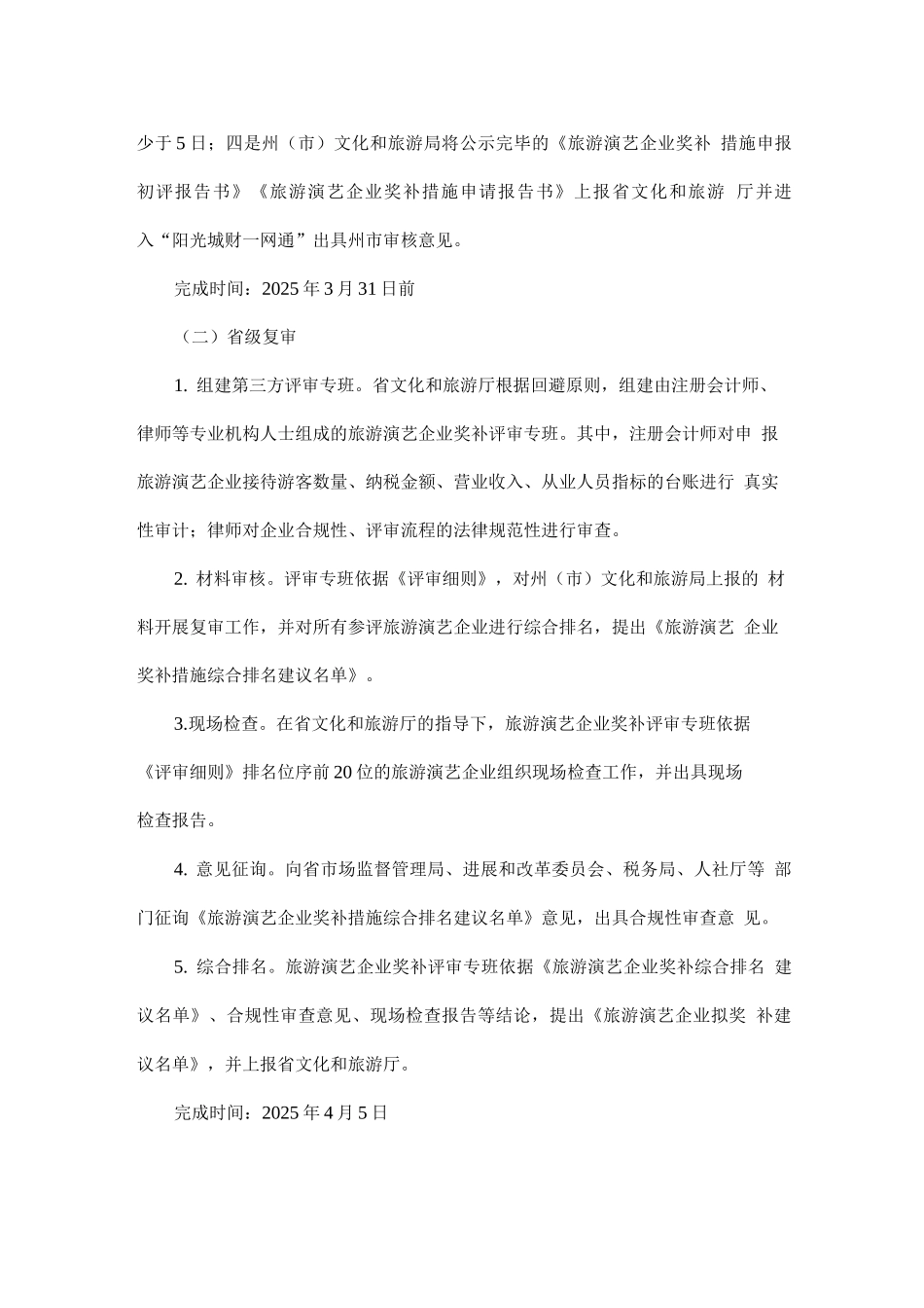 旅游演艺企业纾困帮扶措施实施方案_第2页